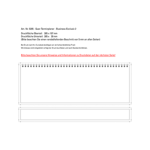 Business-Exclusiv 2 , schwarz/rot, Papier, 13,80cm x 30,50cm (Höhe x Breite), Bild 2