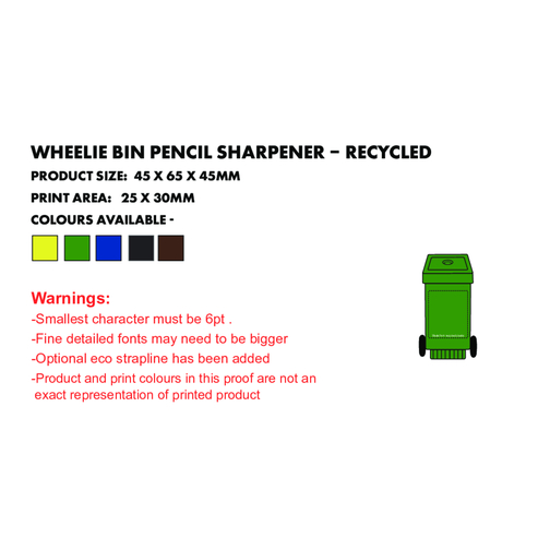 Mülltonnen-Spitzer - Recycelt , Green&Good, blau, recycelter Kunststoff, 6,50cm x 4,50cm x 4,50cm (Länge x Höhe x Breite), Bild 5