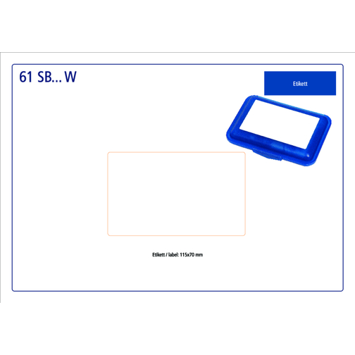 STAEDTLER Kreativ Box , Staedtler, rot oder blau, Kunststoff, Holz, 15,50cm x 3,50cm x 11,50cm (Länge x Höhe x Breite), Bild 2