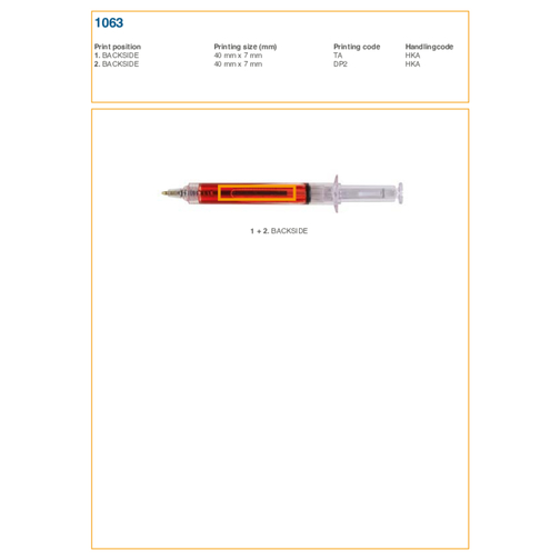Stylo bille en plastique Dr. David, Image 4