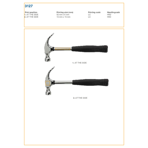 Marteau décapsuleur en métal Omar, Image 3