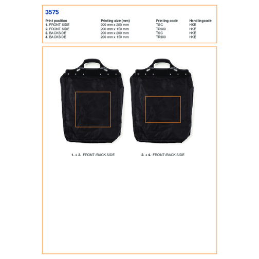 Sac shopping en polyester Ceryse, Image 2