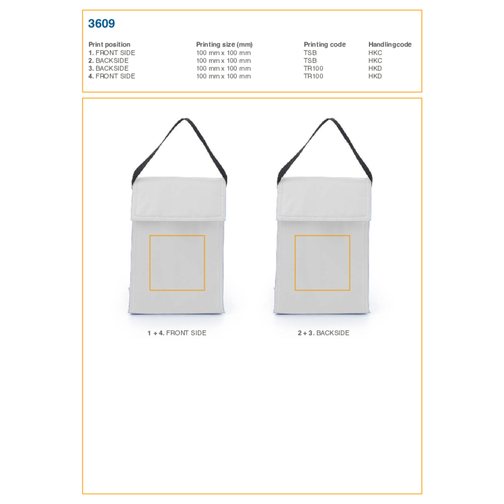 Lunch bag isotherme en polyester Sarah, Image 3