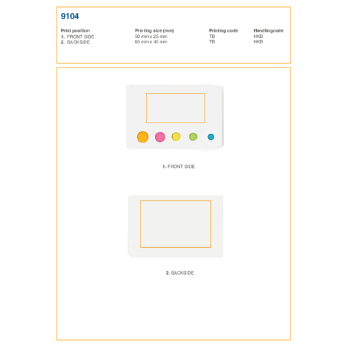Etui cartonné avec papiers repositionnables Dwayne, Image 3
