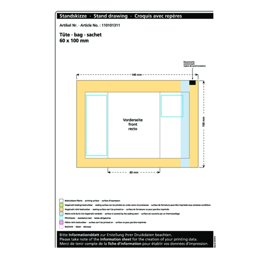 Fruchtgummi STANDARD 15 G Im Kompostierbaren Tütchen , , 10,00cm x 6,00cm (Länge x Breite), Bild 4