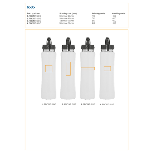 Gourde isotherme de 500 ml double paroi Teresa, Image 4