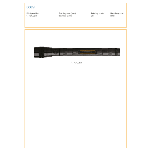Linterna telescópica, Imagen 3