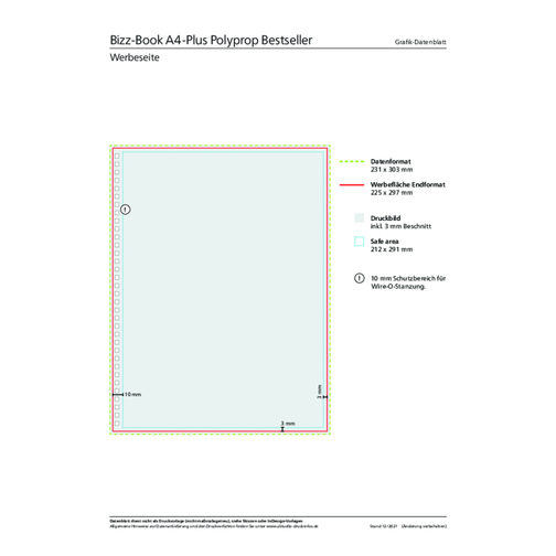Notesbog Bizz-Book A4-Plus Polyprop Bestsellere, Billede 3
