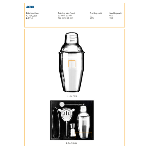 Set shaker de 5 pièces Natalina, Image 4