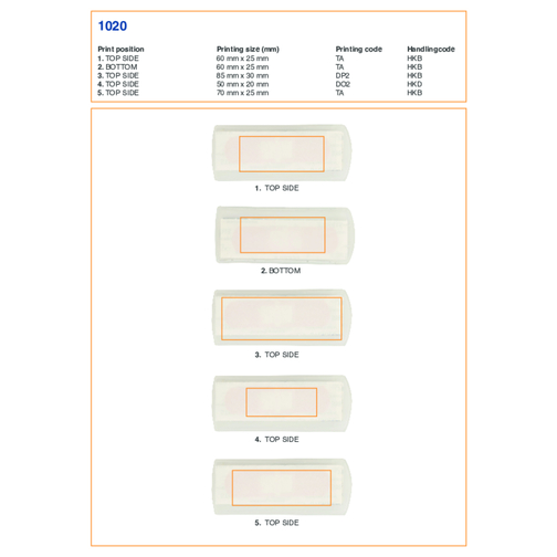 Set de 5 pansements, Image 2