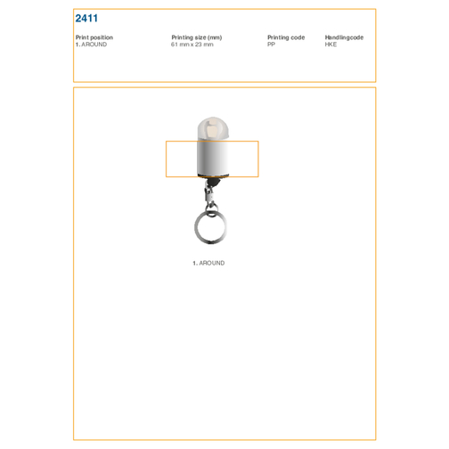 Porte-clés torche Carly, Image 3