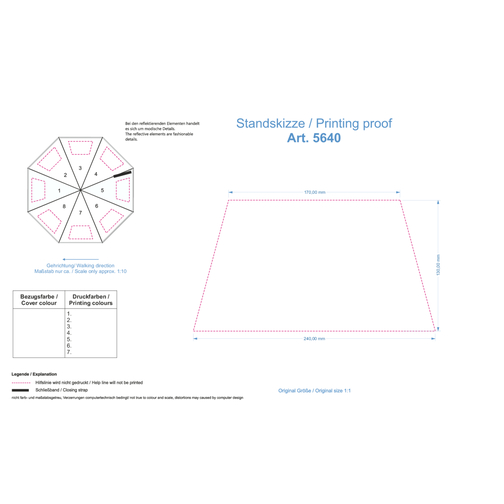 Ombrello tascabile FARE®-AOC Oversize, Immagine 2