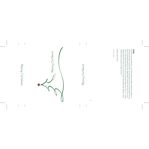 Wachstum Im Quadrat Weihnachtsbaum , weiß, Kunststoff, Kokosfaser, Samen, Papier, 10,50cm x 1,20cm x 10,50cm (Länge x Höhe x Breite), Bild 2