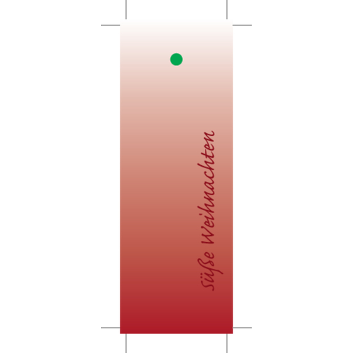 Süßes Lesezeichen , rot, Papier, Staniol, Schokolade, Stoff, 5,00cm x 1,00cm x 15,00cm (Länge x Höhe x Breite), Bild 3