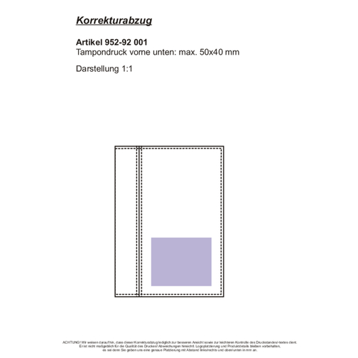 CreativDesign Ausweistasche 'LookBasic' Schwarz , schwarz, PU, 9,00cm x 12,50cm (Länge x Breite), Bild 3
