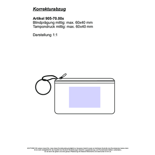 CreativDesign Schlüsseltasche '905Select' Schwarz , schwarz, Leder, 11,50cm x 6,50cm (Länge x Breite), Bild 2