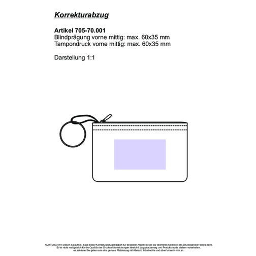 CreativDesign Schlüsseltasche 'Classic' Schwarz , schwarz, Leder, 11,00cm x 6,80cm (Länge x Breite), Bild 3