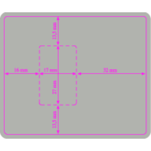 Energie Karte Traubenzuckertablette M. Vit C , aus weißem Karton, 0,80cm x 6,50cm x 5,40cm (Länge x Höhe x Breite), Bild 3