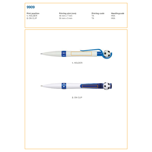 Stylo bille Football Prem, Image 4