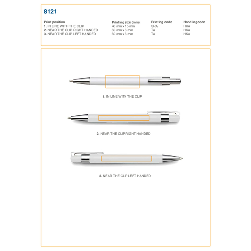 Penna a sfera in ABS Jarod, Immagine 5