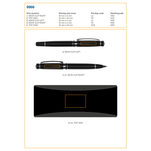 Parure de stylo bille et roller Marni, Image 2