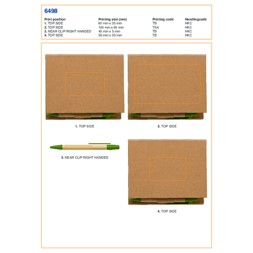 Etui de 150 papiers Glenn, Image 3
