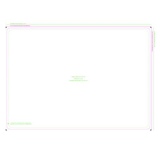 Sous-main AXOPAD® AXOTop 500, 42 x 29,7 cm rectangulaire, 1 mm d\'épaisseur, Image 3