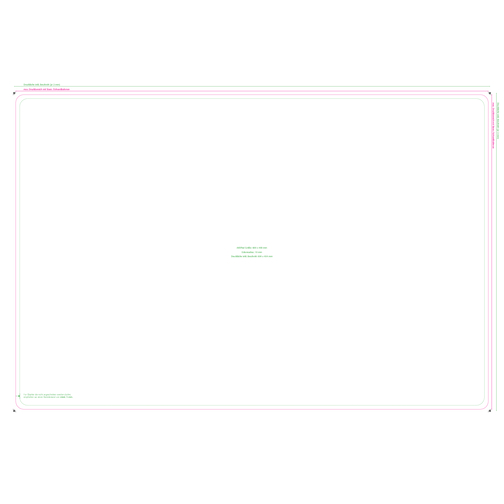 AXOPAD® Fodstøtte AXOSoft 700, 60 x 40 cm rektangulær, 1,1 mm tyk, Billede 3
