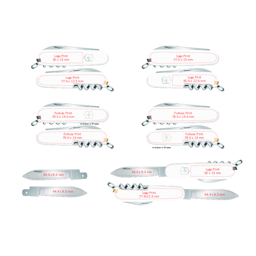 WAITER - Victorinox Schweizer Messer , Victorinox, rot, hochlegierter, rostfreier Stahl, 8,40cm x 1,20cm x 2,60cm (Länge x Höhe x Breite), Bild 4