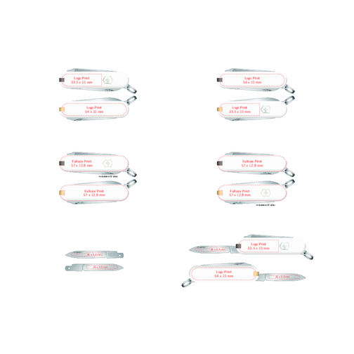 ESCORT - Victorinox Schweizer Messer , Victorinox, rot, hochlegierter, rostfreier Stahl, 5,80cm x 0,80cm x 1,80cm (Länge x Höhe x Breite), Bild 2