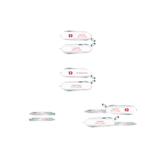 SIGNATURELITE - Victorinox Schweizer Messer , Victorinox, transparent rot, hochlegierter, rostfreier Stahl, 5,80cm x 1,20cm x 1,80cm (Länge x Höhe x Breite), Bild 4