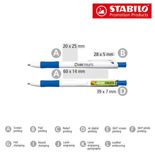STABILO Concept Prestige Kugelschreiber , Stabilo, Kunststoff, 14,50cm x 1,40cm x 1,20cm (Länge x Höhe x Breite), Bild 4