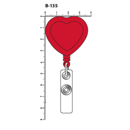 Skipasshalter Kunststoff , rot, Kunststoff, 3,70cm x 3,50cm (Länge x Breite), Bild 3