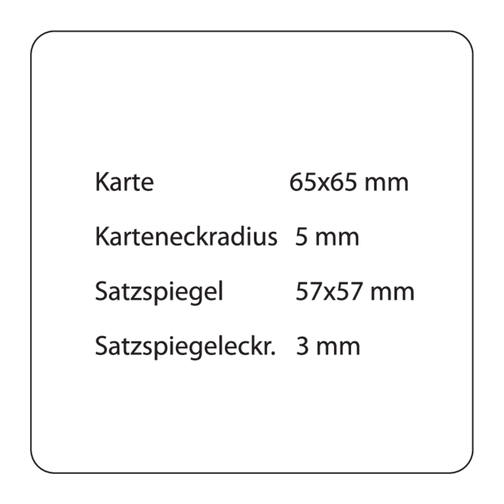 Memo 32-tlg. In Einfach-Faltschachtel , 440 g/m² Quartettkarton, 2,10cm x 6,90cm x 6,90cm (Länge x Höhe x Breite), Bild 4