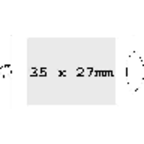 Chip-Schlüsselanhänger 'Square' , standard-rot/vario, Kunststoff, 5,70cm x 3,00cm x 0,40cm (Länge x Höhe x Breite), Bild 3