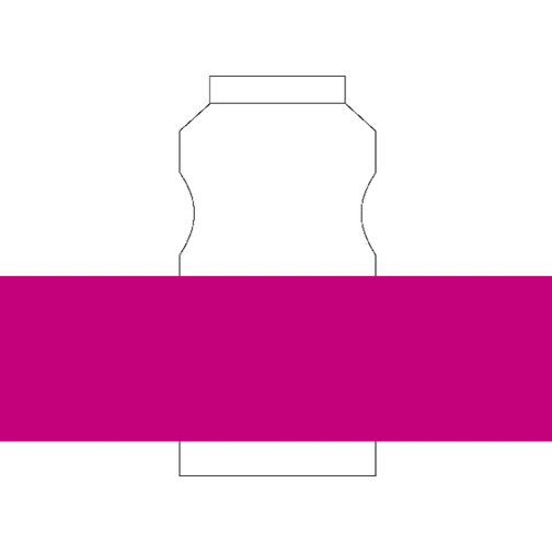 Trinkflasche 'Fitness' 0,5 L Mit Saugverschluss , standard-rot, Kunststoff, 17,50cm (Höhe), Bild 3