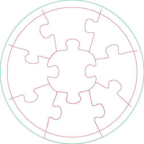 Plano puzzle round, Image 2