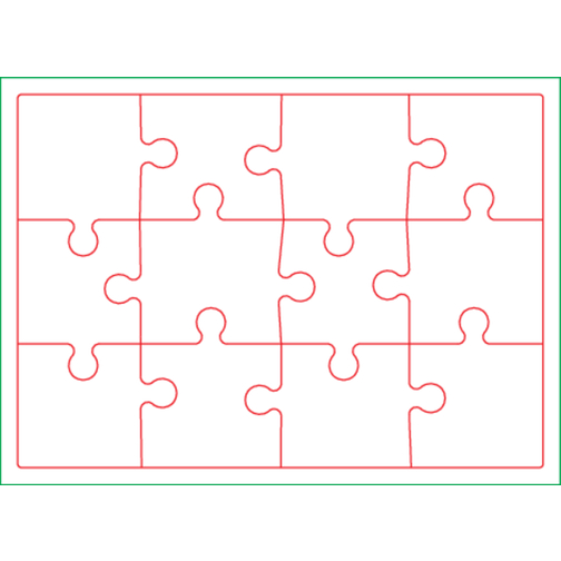 Puzzle DIN A6 in scatola pieghevole, Immagine 3