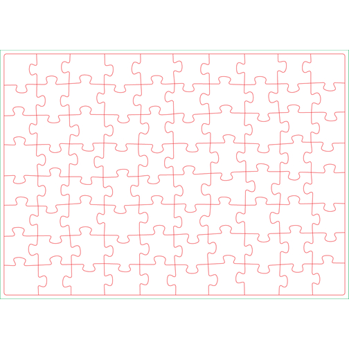 Puzzle DIN A3  In Stülpdeckelkarton , 1,9 mm blaue Puzzlepappe einseitig kaschiert mit 150 g/qm Offsetpapier (glatt), 33,00cm x 4,00cm x 22,00cm (Länge x Höhe x Breite), Bild 3