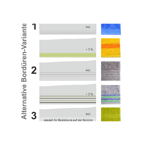 Walk-Frottiertuch , helle und mittlere Farben, Baumwolle, 50,00cm x 30,00cm (Länge x Breite), Bild 5