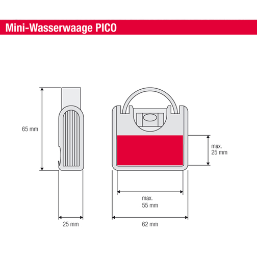 PICO Magnet , individuell, ABS-Kunststoff, 6,20cm x 2,20cm x 7,70cm (Länge x Höhe x Breite), Bild 5