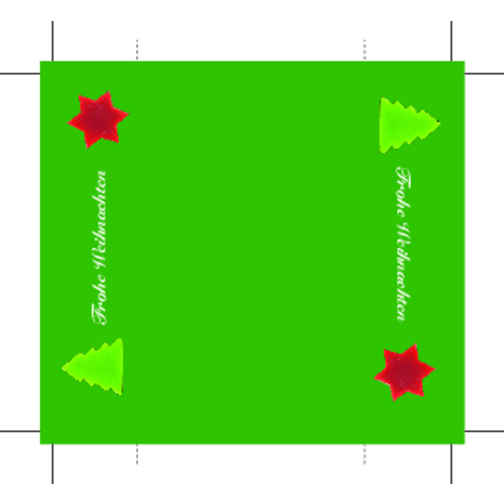 Weihnachtliche Seifen-Träume , grün, Folie, Papier, Schafsmilchseife, 8,50cm x 2,00cm x 5,50cm (Länge x Höhe x Breite), Bild 2