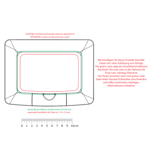 Lunchbox 'Comfort' , weiß, PP, 13,00cm x 5,30cm x 17,50cm (Länge x Höhe x Breite), Bild 2