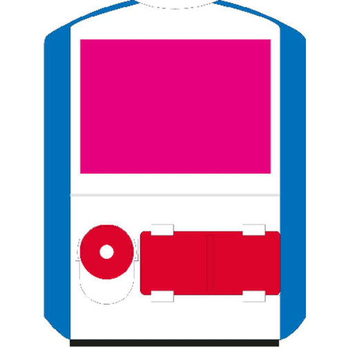 Parkscheibe 'Display-Cleaner' , blau/weiß, Kunststoff, 15,50cm x 1,70cm x 12,00cm (Länge x Höhe x Breite), Bild 3
