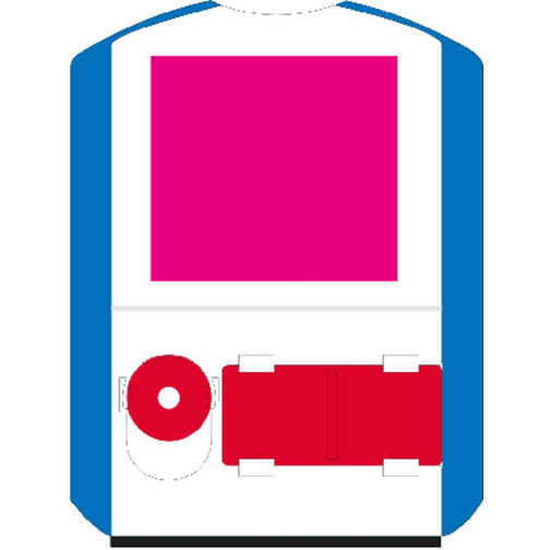 Parkscheibe 'Display-Cleaner' , blau/weiß, Kunststoff, 15,50cm x 1,70cm x 12,00cm (Länge x Höhe x Breite), Bild 4