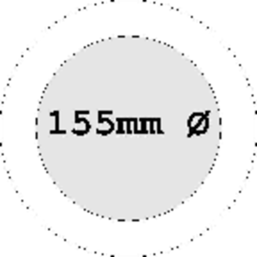 Wurfscheibe 'Space Flyer 21' , weiss, Kunststoff, 2,40cm (Höhe), Bild 3