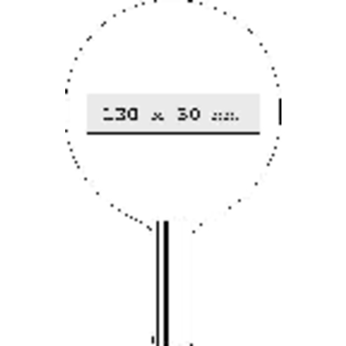 Tischtennis-Set 'Massiv' , weiss, Kunststoff, 26,50cm x 4,00cm x 16,00cm (Länge x Höhe x Breite), Bild 4