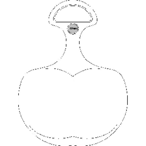 Schneeflitzy 'Standard' , bubblegum, Kunststoff, 44,00cm x 0,40cm x 33,30cm (Länge x Höhe x Breite), Bild 4