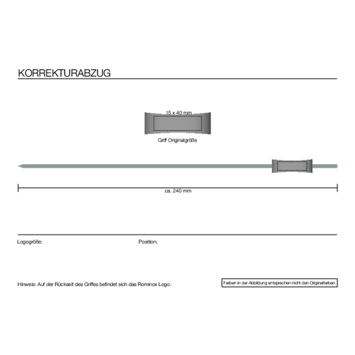 ROMINOX® 2er Set Grillspiess // Furnum , Edelstahl, 45,00cm x 2,30cm x 1,80cm (Länge x Höhe x Breite), Bild 6