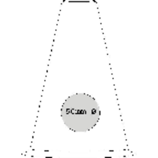 Megaphon 'Fan Horn' , standard-rot, Kunststoff, 20,50cm (Höhe), Bild 3